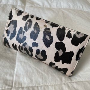 Kate Spade Cedar Street Leopard Stacy Wallet